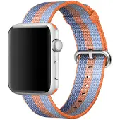 Apple Watch 38mm Orange Woven Nylon Horlogeband