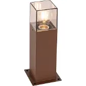 QAZQA Industriële staande buitenlamp roestbruin 30 cm IP44 - Denmark