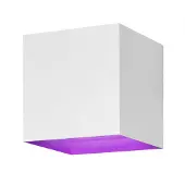 Hombli Muurlamp - Wandlamp binnen - Wandlamp buiten - LED Verlichting - Wandlamp badkamer - Aluminium - Wit