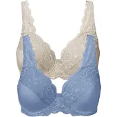 Bonprix Beugel bh met sierlijk kant (set van 2) maat 80