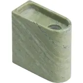 Northern Monolith kaarsenhouder low Mixed green marble