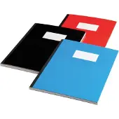 Qbasic Schrift Qbasic met harde kaft A4 160blz lijn assorti