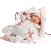 Llorens pop Tina met slaapzak - 44cm