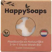 Happy Soaps 3-in-1 Travel Wash Bar Sweet Relaxation 40 gr