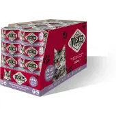 Voskes 24x Kattenvoer Nat Tonijn met Zeebaars 85 gr
