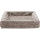 Bia bed fleece overtrek hondenmand taupe -3 70x60x15 cm