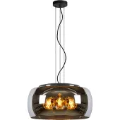 Lucide Olivia - Hanglamp - Ø 50 X 158 Cm - Gerookt