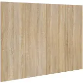 vidaXL Hoofdbord 120x1,5x80 cm bewerkt hout sonoma eikenkleurig