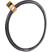 Benson Retro buitenband - 28 x 1 1/2 - witte lijn - reflectie - zwart design