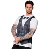 Boland - Fotorealistisch shirt Hipster - Multi - M - Volwassenen -