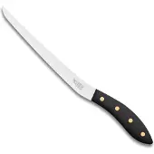 Robert Herder Fileermes SeaKnives - Edwin Vinke's - Stijf - RVS - Lemmet 210 mm - Heft POM Zwart