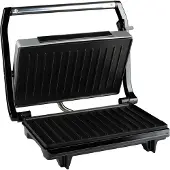 Alpina Contactgrill - Tosti Apparaat - Anti-Aanbaklaag - 700W - RVS/Zwart