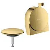 Hansgrohe Exafill S afbouwdeel S badvul-, overloop- en afvoergarnituur, Polished Gold Optic