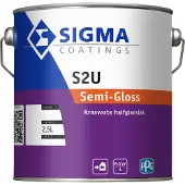 Sigma S2U Semi-gloss - Op Kleur Gemengd - 2.5 L