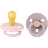 BIBS Colour Schnuller - 2er-Pack - Gr. 2 - Rund - Blossom/Düster - - 6-18 mt - Schnuller
