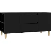 Super Merchant Tv-meubel 102x44,5x50 cm bewerkt hout zwart