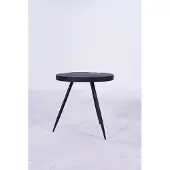 Noach Outdoor Nice - Bijzettafeltje - Ø38 cm - Zwart