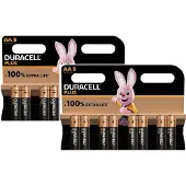 Duracell Alkaline Plus AA Batterijen - 2x8 stuks