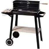 Progarden Houtskoolbarbecue 86,5 cm zwart