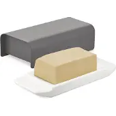 Alessi Mattina botervloot 9,5x21 cm Donkergrijs