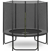 Magic Circle Pro Trampoline Rand Flat to the Ground Grey 244 cm