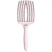 Olivia Garden Finger Brush Combo Medium Pastel Pink Haarborstel - Large