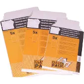 Cleverpack Envelop B4 - 250x353Mm karton wit - 5 stuks