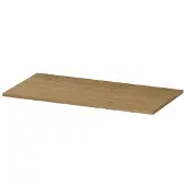 Ink Topdeck 45 Topblad T.b.v. Onderkast - 90x45x1,6cm - Fineer - Natur - Badkamermeubels, Wastafelbladen - 8718835088989
