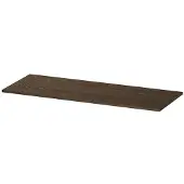 Ink Topdeck 45 Topblad T.b.v. Onderkast - 120x45x1,6cm - Massief Eiken - Charcoal - Badkamermeubels, Wastafelbladen - 8718835103323