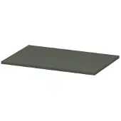 Ink Topdeck 45 Topblad T.b.v. Onderkast - 70x45x1,6cm - MDF - Mat Beton Groen - Badkamermeubels, Wastafelbladen - 8718835076269