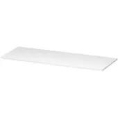 Ink Topdeck 45 Topblad T.b.v. Onderkast - 120x45x1,6cm - MDF - Mat Wit - Badkamermeubels, Wastafelbladen - 8718835022297