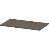 Ink Topdeck 45 Topblad T.b.v. Onderkast - 80x45x1,6cm - MDF - Mat Taupe - Badkamermeubels, Wastafelbladen - 8718835051396
