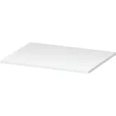 Ink Topdeck 45 Topblad T.b.v. Onderkast - 60x45x1,6cm - MDF - Mat Wit - Badkamermeubels, Wastafelbladen - 8718835022051