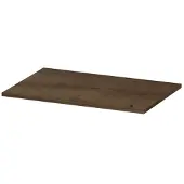Ink Topdeck 45 Topblad T.b.v. Onderkast - 70x45x1,6cm - Fineer - Fineer Chocolate - Badkamermeubels, Wastafelbladen - 8718835088910
