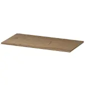 Ink Topdeck 45 Topblad T.b.v. Onderkast - 90x45x1,6cm - Fineer - Fineer Ash Grey - Badkamermeubels, Wastafelbladen - 8718835089009