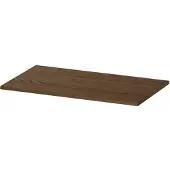 Ink Topdeck 45 Topblad T.b.v. Onderkast - 80x45x1,6cm - Massief Eiken - Fineer Chocolate - Badkamermeubels, Wastafelbladen - 8718835103224