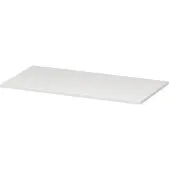 Ink Topdeck 45 Topblad T.b.v. Onderkast - 90x45x1,6cm - MDF - Mat Wit - Badkamermeubels, Wastafelbladen - 8718835022174
