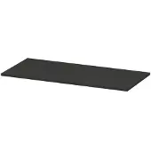 Ink Topdeck 45 Topblad T.b.v. Onderkast - 100x45x1,6cm - MDF - Mat Antraciet - Badkamermeubels, Wastafelbladen - 8718835022242