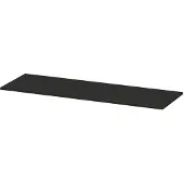 Ink Topdeck 45 Topblad T.b.v. Onderkast - 140x45x1,6cm - MDF - Mat Zwart - Badkamermeubels, Wastafelbladen - 8718835043124