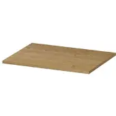 Ink Topdeck 45 Topblad T.b.v. Onderkast - 60x45x1,6cm - Fineer - Natur - Badkamermeubels, Wastafelbladen - 8718835088835