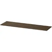 Ink Topdeck 45 Topblad T.b.v. Onderkast - 160x45x1,6cm - Massief Eiken - Charcoal - Badkamermeubels, Wastafelbladen - 8718835103385