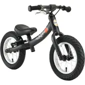 Bikestar Sport, meegroei loopfiets, 12 inch, zwart unisex