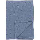 Organic Home Plaid Savanna Sea Blue-120 x 170 cm