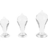 EIS , dildo, sensuele set anaalplugs, 3 maten, acryl, trainingsset