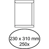 Office IEZZY - Envelop akte 230x310mm zelfklevend 100gr wit 250 stuks
