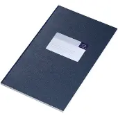 Djois Atlanta Registerboek Gelinieerd 20,5 x 33 cm 80 g/m² 100 pagina's Blauw