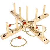 Pure Toys - Jeu d'anneaux avec sac en coton