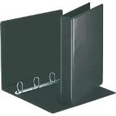 Esselte personaliseerbare ringmap, rug van 3,8 cm, 4 D-ringen van 20 mm, zwart - 3 stuks
