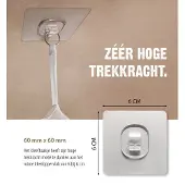 Deconet Ophangset Kleefhaakje (Set van 6)