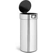 Habitat 30 Liter Ronde vuilnisbak Zilver prullenbak afvalbak